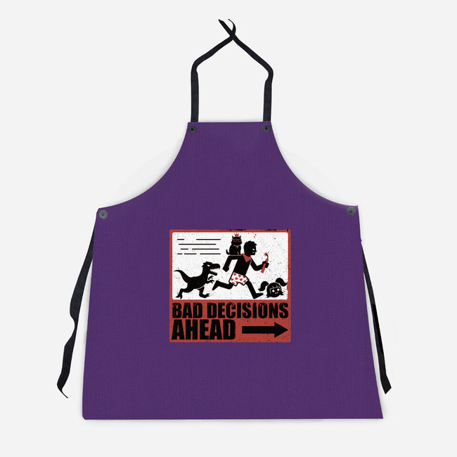 Dungeon Crawler Bad Decisions-Unisex-Kitchen-Apron-Studio Mootant