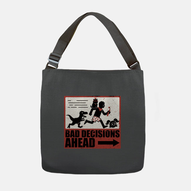 Dungeon Crawler Bad Decisions-None-Adjustable Tote-Bag-Studio Mootant