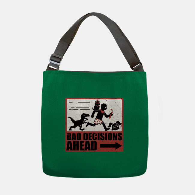 Dungeon Crawler Bad Decisions-None-Adjustable Tote-Bag-Studio Mootant