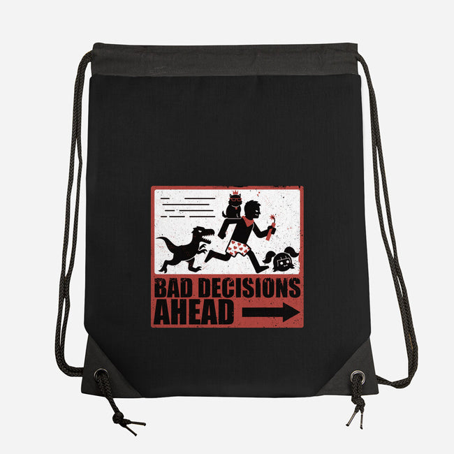 Dungeon Crawler Bad Decisions-None-Drawstring-Bag-Studio Mootant