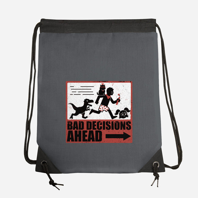 Dungeon Crawler Bad Decisions-None-Drawstring-Bag-Studio Mootant