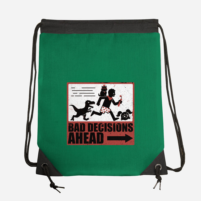 Dungeon Crawler Bad Decisions-None-Drawstring-Bag-Studio Mootant
