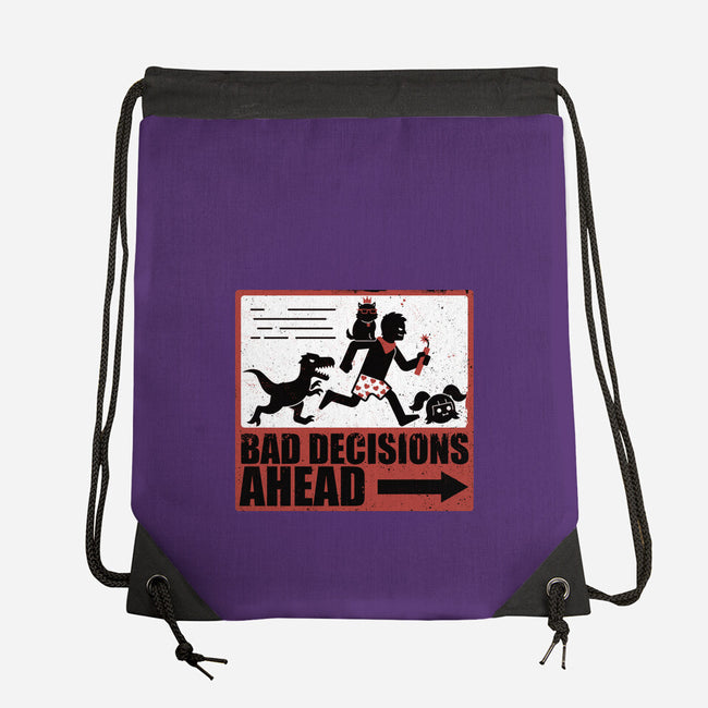 Dungeon Crawler Bad Decisions-None-Drawstring-Bag-Studio Mootant