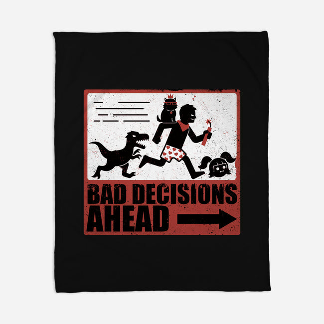Dungeon Crawler Bad Decisions-None-Fleece-Blanket-Studio Mootant