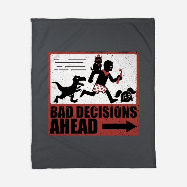 Dungeon Crawler Bad Decisions-None-Fleece-Blanket-Studio Mootant