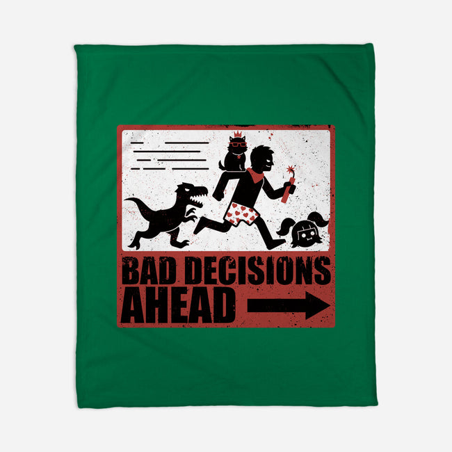 Dungeon Crawler Bad Decisions-None-Fleece-Blanket-Studio Mootant