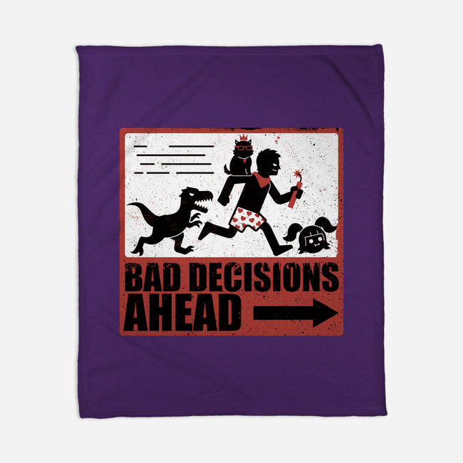 Dungeon Crawler Bad Decisions-None-Fleece-Blanket-Studio Mootant