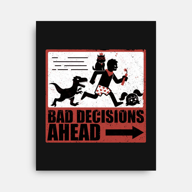 Dungeon Crawler Bad Decisions-None-Stretched-Canvas-Studio Mootant