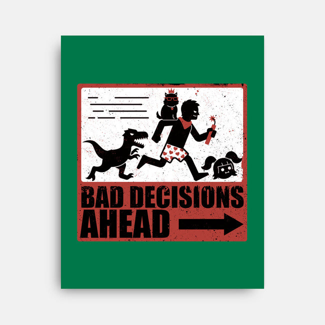 Dungeon Crawler Bad Decisions-None-Stretched-Canvas-Studio Mootant