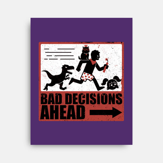 Dungeon Crawler Bad Decisions-None-Stretched-Canvas-Studio Mootant