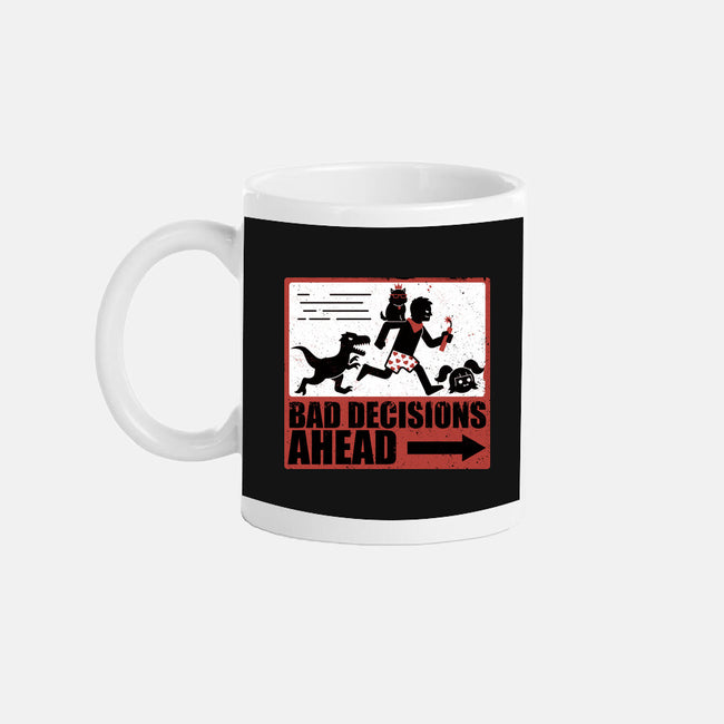 Dungeon Crawler Bad Decisions-None-Mug-Drinkware-Studio Mootant
