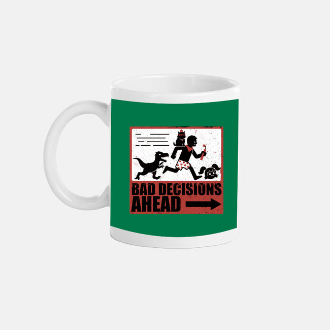 Dungeon Crawler Bad Decisions-None-Mug-Drinkware-Studio Mootant