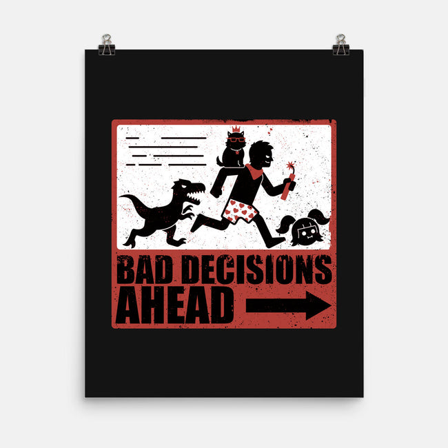 Dungeon Crawler Bad Decisions-None-Matte-Poster-Studio Mootant