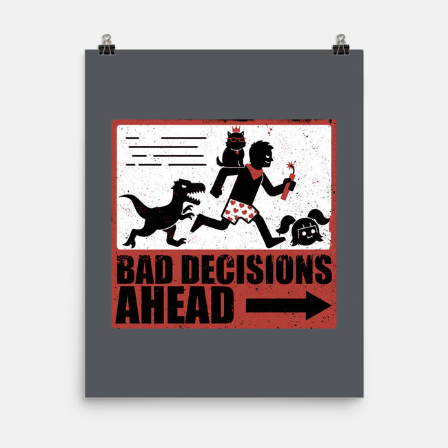 Dungeon Crawler Bad Decisions-None-Matte-Poster-Studio Mootant