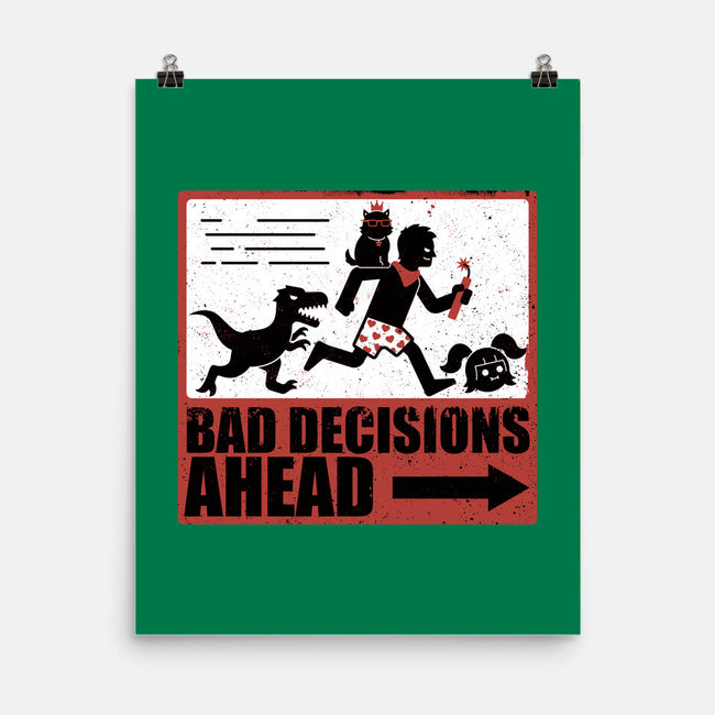 Dungeon Crawler Bad Decisions-None-Matte-Poster-Studio Mootant