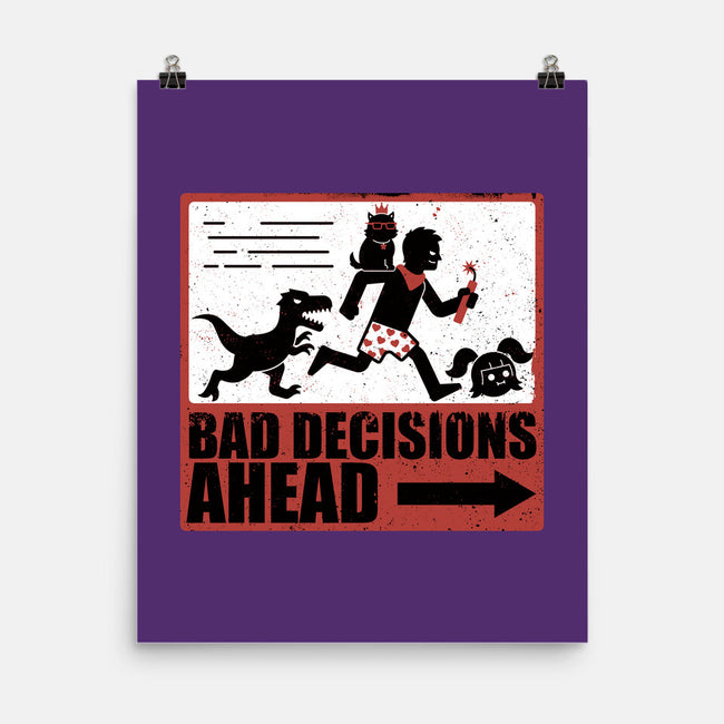 Dungeon Crawler Bad Decisions-None-Matte-Poster-Studio Mootant