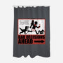 Dungeon Crawler Bad Decisions-None-Polyester-Shower Curtain-Studio Mootant