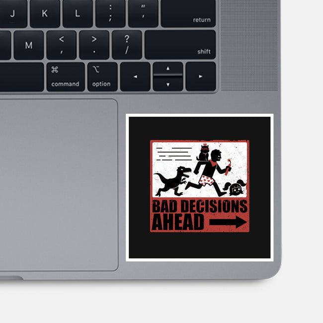 Dungeon Crawler Bad Decisions-None-Glossy-Sticker-Studio Mootant