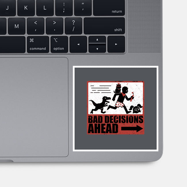 Dungeon Crawler Bad Decisions-None-Glossy-Sticker-Studio Mootant