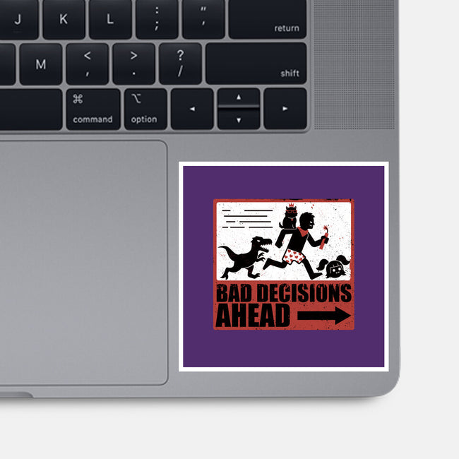 Dungeon Crawler Bad Decisions-None-Glossy-Sticker-Studio Mootant