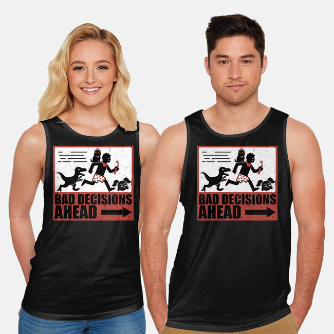 Dungeon Crawler Bad Decisions-Unisex-Basic-Tank-Studio Mootant