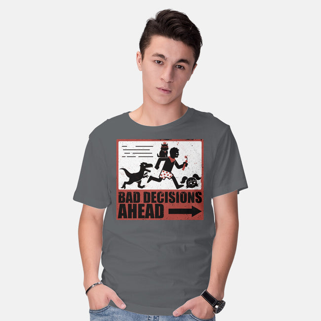 Dungeon Crawler Bad Decisions-Mens-Basic-Tee-Studio Mootant