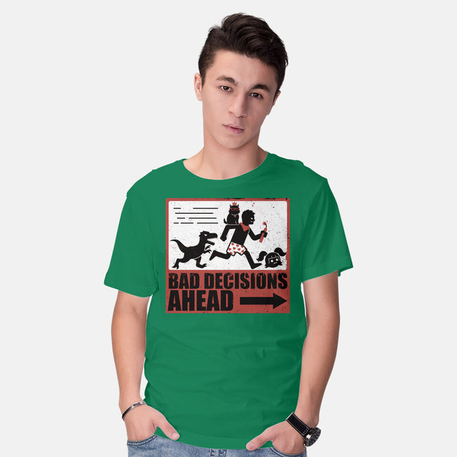 Dungeon Crawler Bad Decisions-Mens-Basic-Tee-Studio Mootant