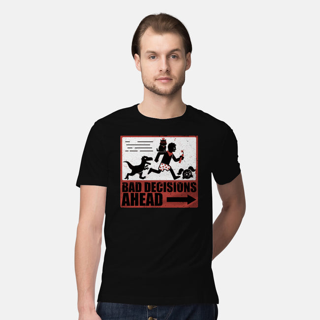 Dungeon Crawler Bad Decisions-Mens-Premium-Tee-Studio Mootant