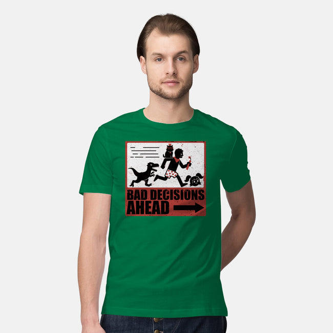 Dungeon Crawler Bad Decisions-Mens-Premium-Tee-Studio Mootant
