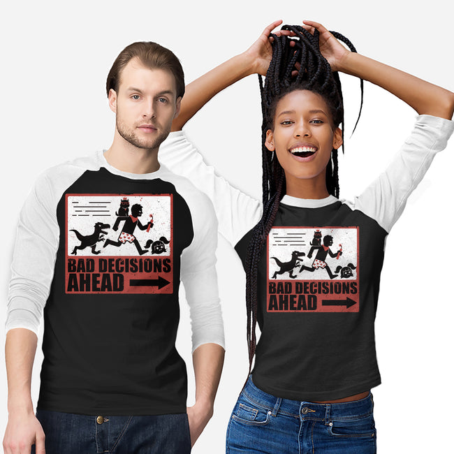 Dungeon Crawler Bad Decisions-Unisex-Baseball-Tee-Studio Mootant