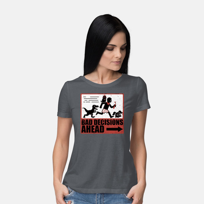 Dungeon Crawler Bad Decisions-Womens-Basic-Tee-Studio Mootant