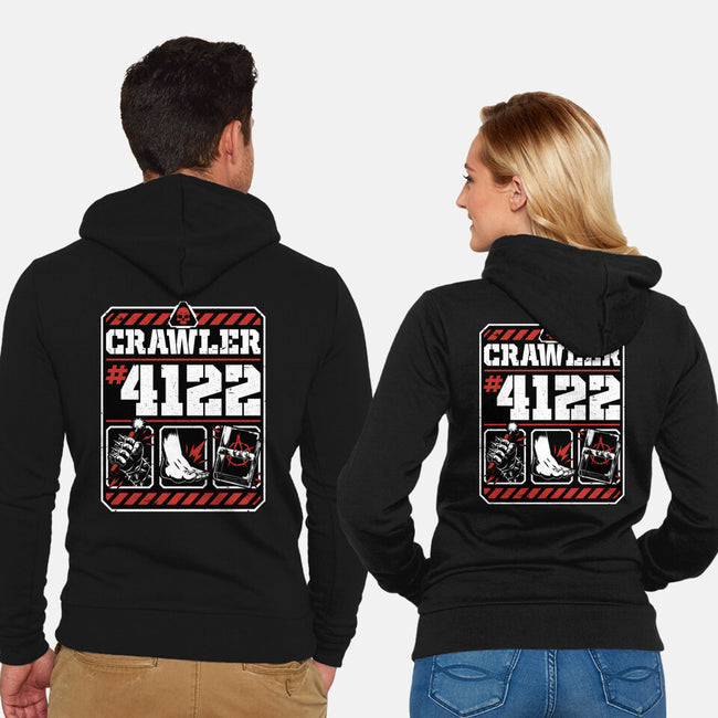 Dungeon Crawler 4122-Unisex-Zip-Up-Sweatshirt-Studio Mootant