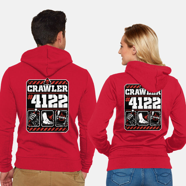 Dungeon Crawler 4122-Unisex-Zip-Up-Sweatshirt-Studio Mootant