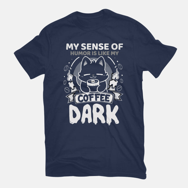 Dark Like My Coffee-Unisex-Basic-Tee-Vallina84