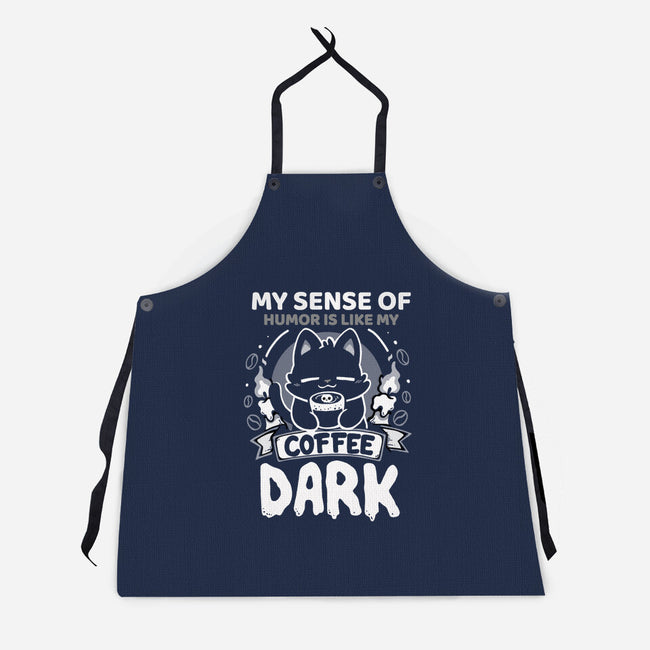 Dark Like My Coffee-Unisex-Kitchen-Apron-Vallina84