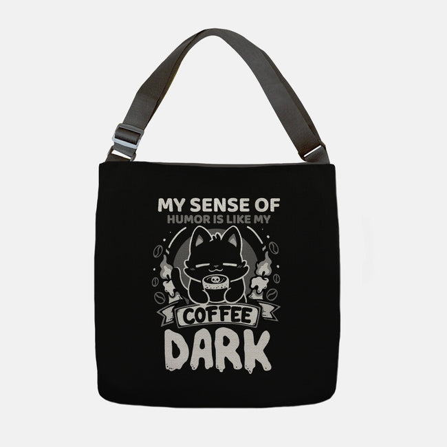 Dark Like My Coffee-None-Adjustable Tote-Bag-Vallina84