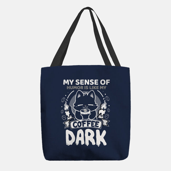 Dark Like My Coffee-None-Basic Tote-Bag-Vallina84