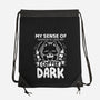 Dark Like My Coffee-None-Drawstring-Bag-Vallina84