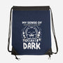 Dark Like My Coffee-None-Drawstring-Bag-Vallina84
