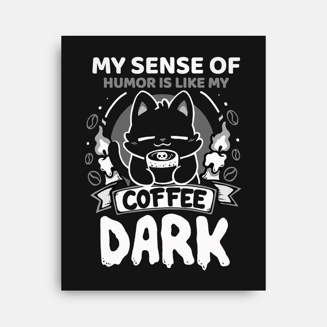 Dark Like My Coffee-None-Stretched-Canvas-Vallina84