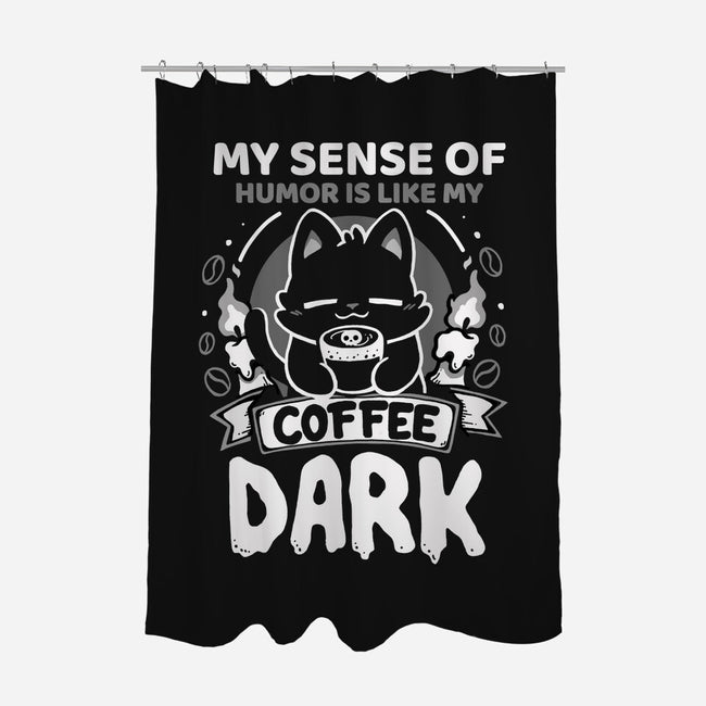 Dark Like My Coffee-None-Polyester-Shower Curtain-Vallina84