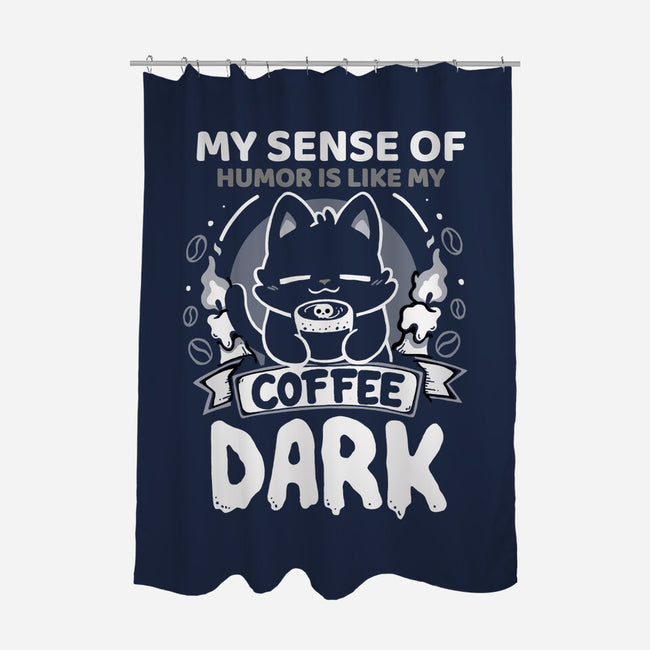 Dark Like My Coffee-None-Polyester-Shower Curtain-Vallina84
