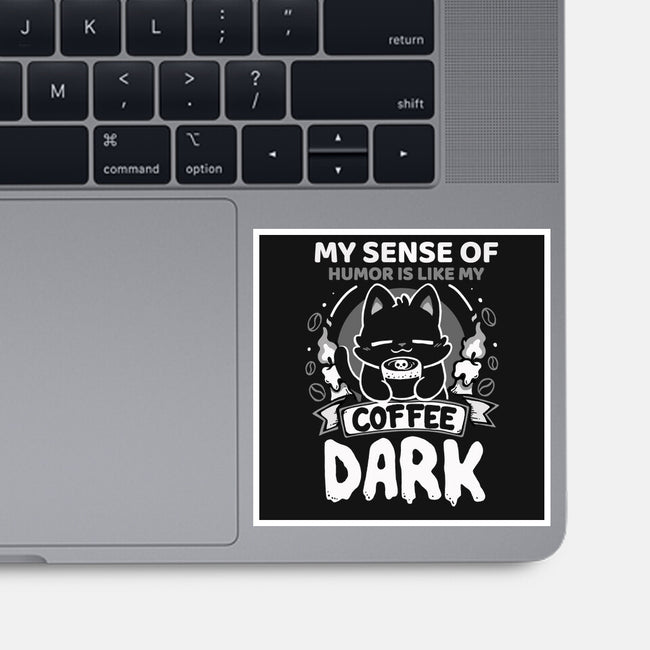 Dark Like My Coffee-None-Glossy-Sticker-Vallina84