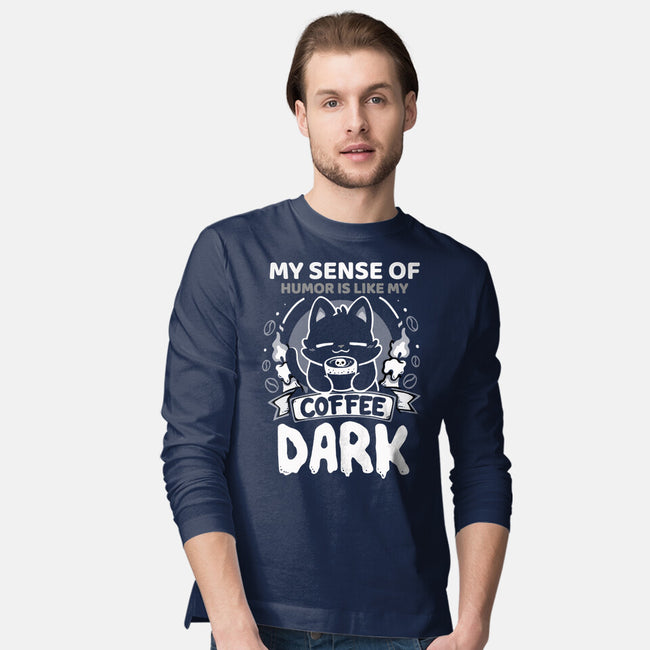 Dark Like My Coffee-Mens-Long Sleeved-Tee-Vallina84