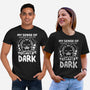 Dark Like My Coffee-Unisex-Basic-Tee-Vallina84