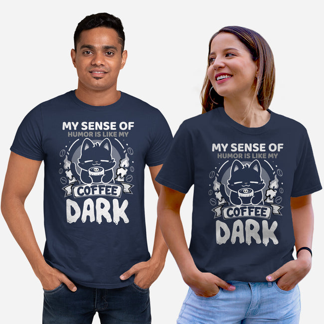 Dark Like My Coffee-Unisex-Basic-Tee-Vallina84