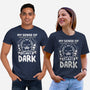 Dark Like My Coffee-Unisex-Basic-Tee-Vallina84