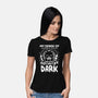 Dark Like My Coffee-Womens-Basic-Tee-Vallina84