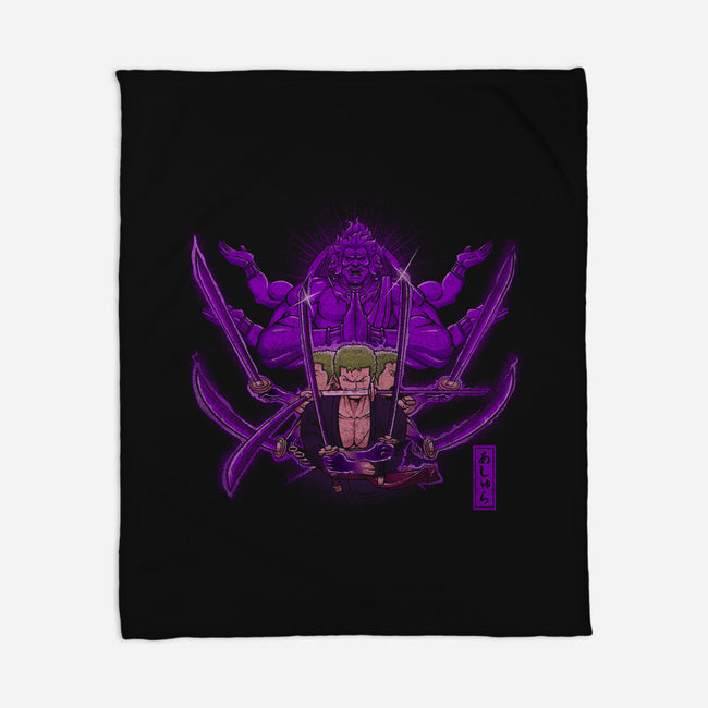 Sword Style Demon-None-Fleece-Blanket-grevalra
