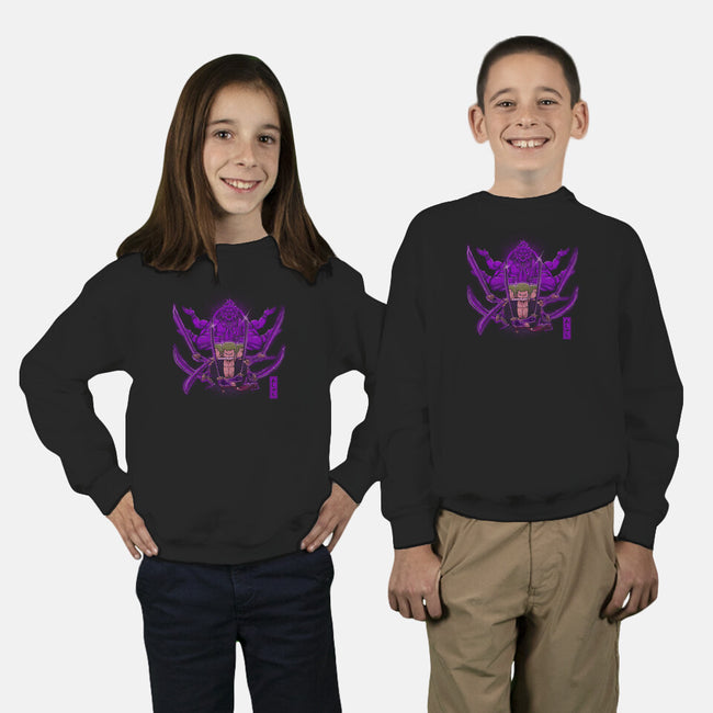 Sword Style Demon-Youth-Crew Neck-Sweatshirt-grevalra